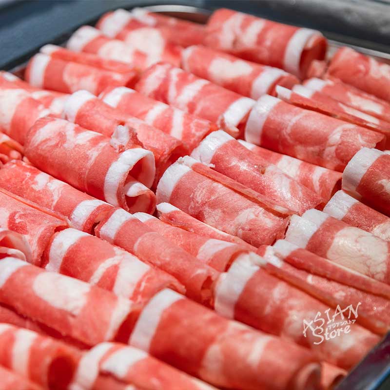 【冷凍便】しゃぶしゃぶ用牛肉スライス／業務用 牛肉巻 500g