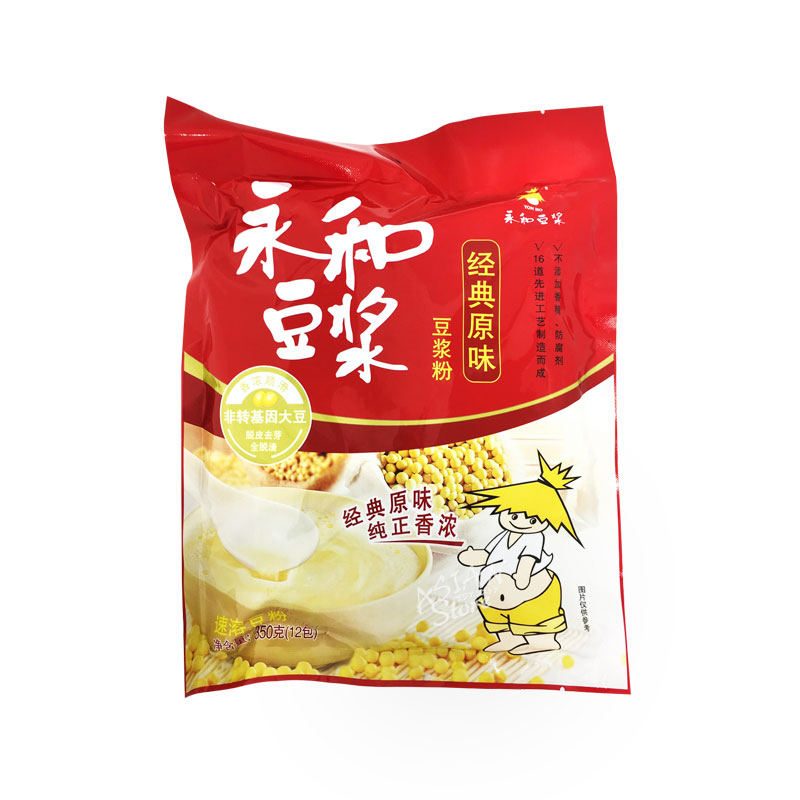 【常温便】永和粉豆乳（プレーン）インスタント飲料/永和豆乳（原味豆漿粉）350ｇ（12袋）