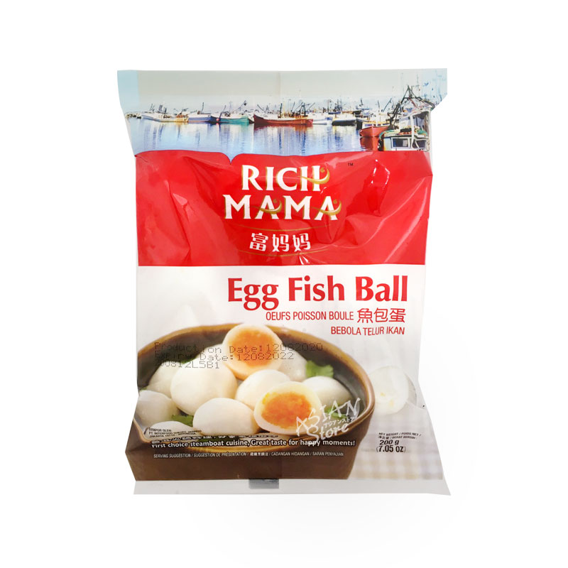 【冷凍便】魚卵入り魚肉団子/富媽媽魚包蛋200g　魚団子