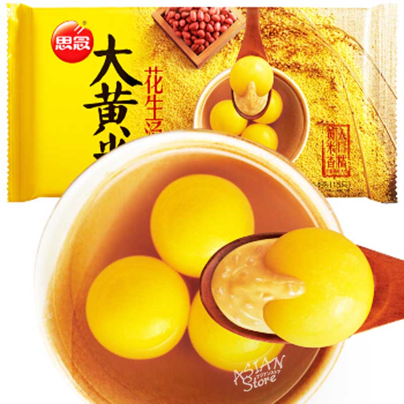 【冷凍便】もちあわピーナッツタンエン/思念大黄米花生湯圓454ｇ（15個入）