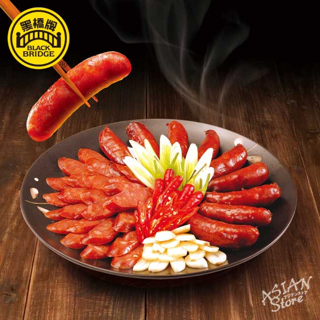 【冷凍便】台湾風味ポークソーセージ(フランクフルト)／黒橋牌 原味 香腸(10個入) 500g　