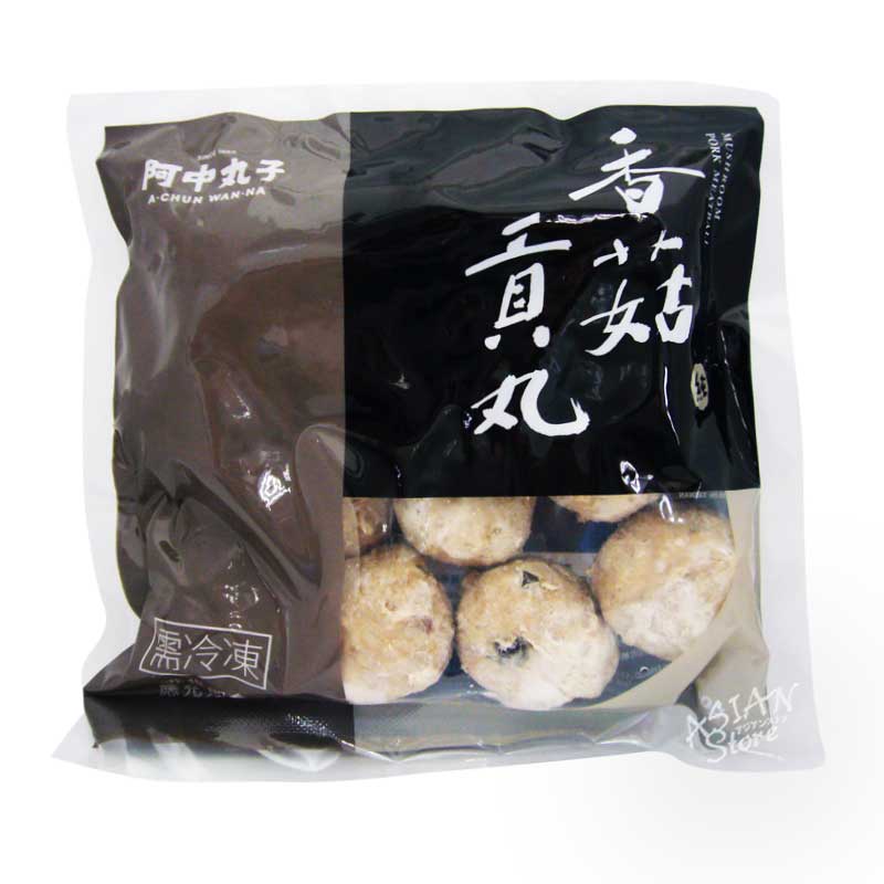 【冷凍便】しいたけポークミートボール/台湾阿中香菇貢丸300g