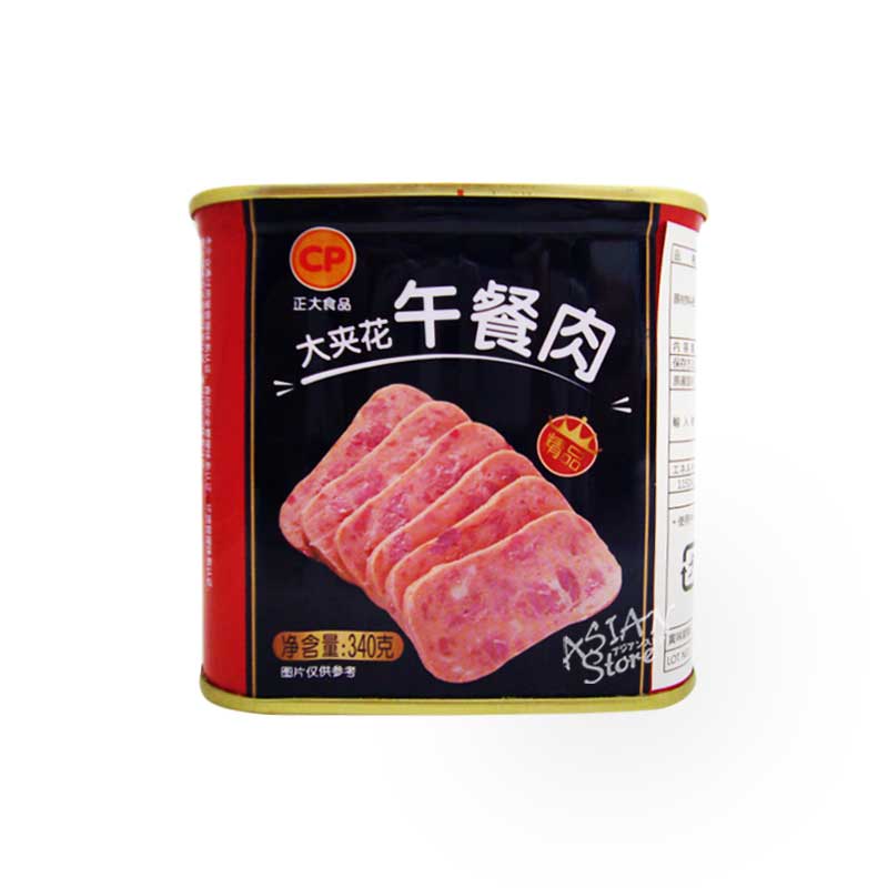 【常温便】大夾花ランチョンミート/正大 大夾花午餐肉 340g