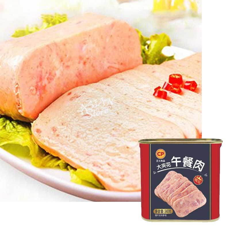 【常温便】大夾花ランチョンミート/正大 大夾花午餐肉 340g
