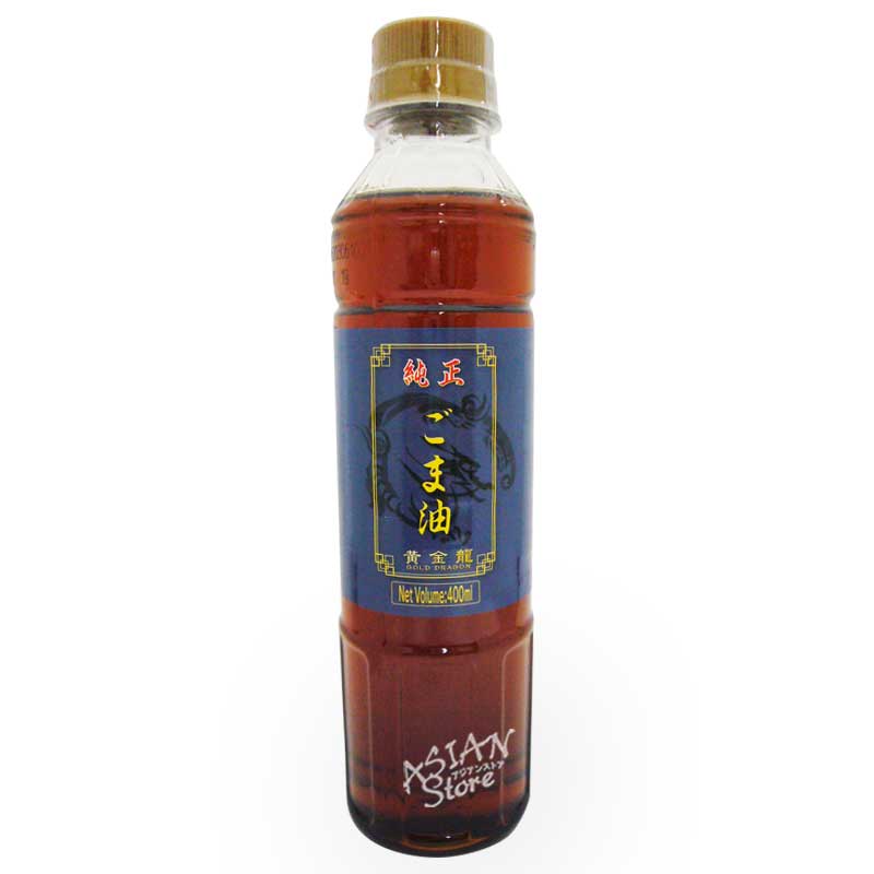 【常温便】GOLD DRAGON 食用ごま油／黄金龍 純正芝麻油 368ml