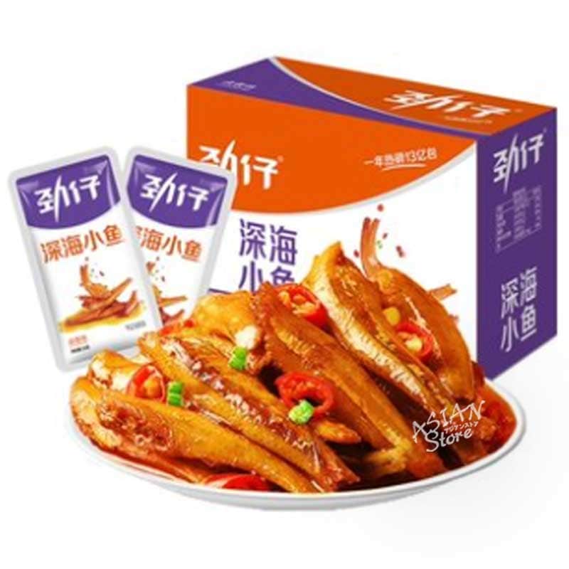 【常温便】魚介乾製品（醤油煮込み味）/勁仔深海小魚（滷香味）240g 1箱（12gx20個入)