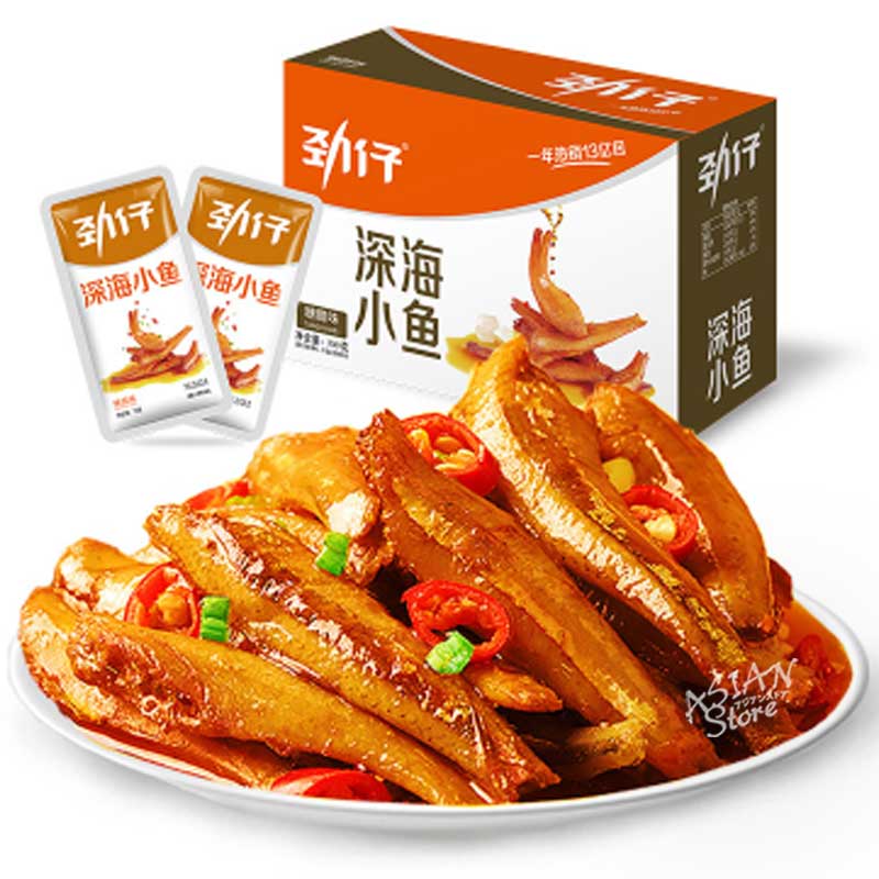 【常温便】魚介乾製品（甘酢あんかけ味）/勁仔深海小魚（糖醋味）240g 1箱（12gx20個入)