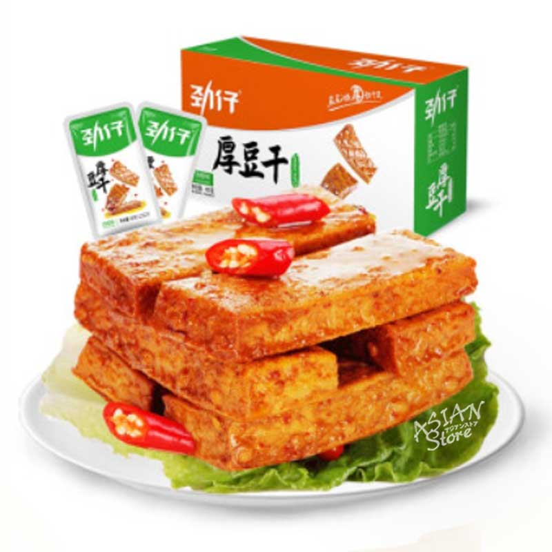 【常温便】ドライトウフ（パオラージャオ味）/勁仔厚豆干（泡椒味）400g1箱(20gx20個入)