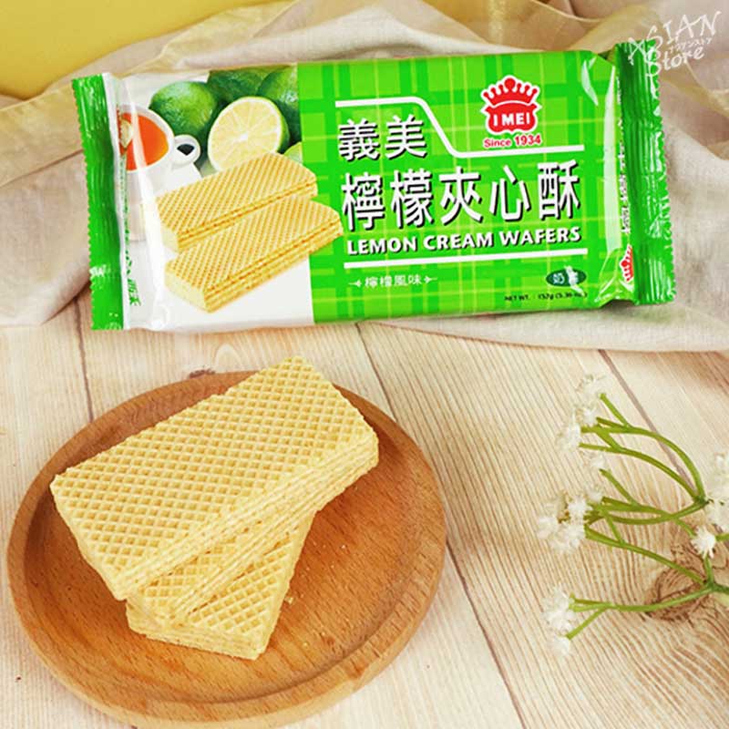 【常温便】義美IMEI 台湾のレモンクリーム ウエハース(無果汁)／台湾義美 夾心酥(檸檬味) 152g