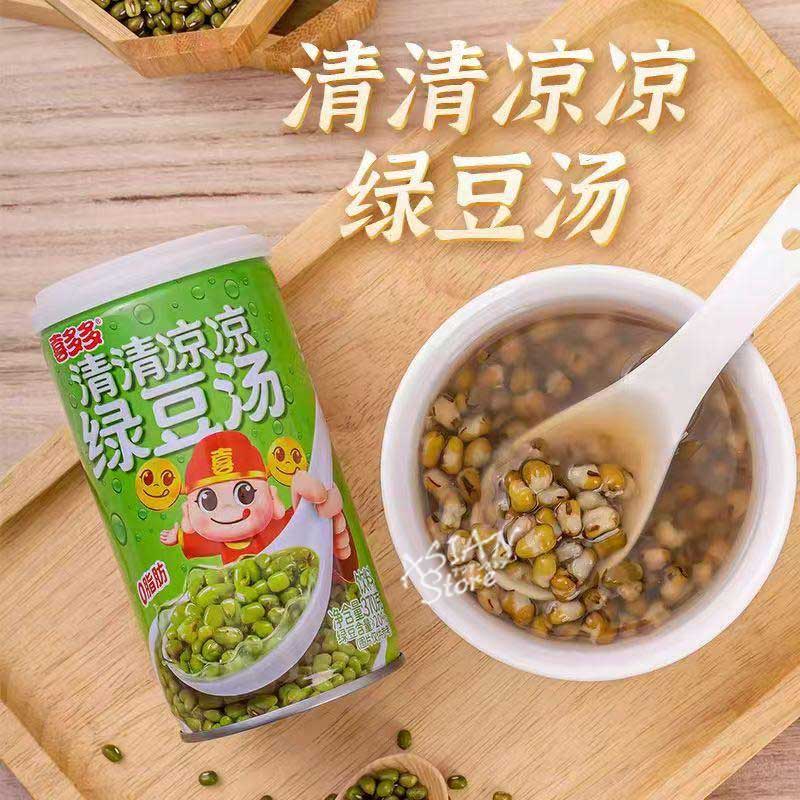 【常温便】緑豆スープ(粒入り）リュウトウタン・緑豆ぜんざい/喜多多緑豆湯370g