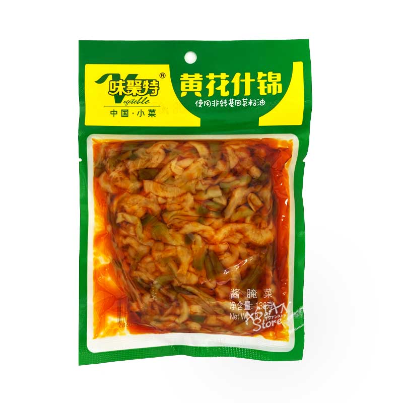 【常温便】味聚特味付けザーサイ/味聚特黄花什錦138ｇ