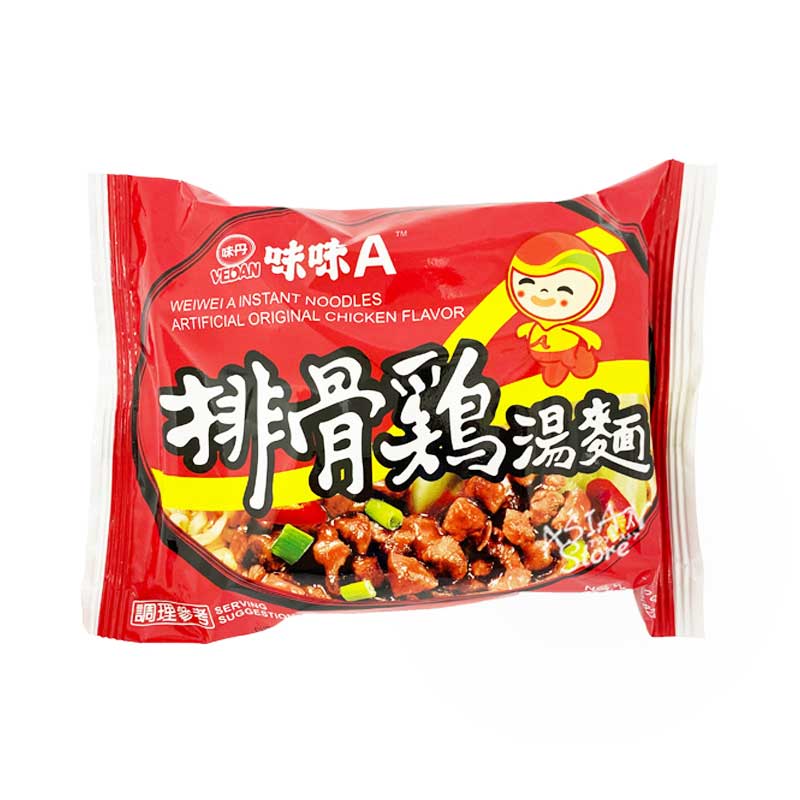 【常温便】味味A 台湾ラーメン 排骨鶏(チキン)味 / 台湾排骨鶏湯麺 82g