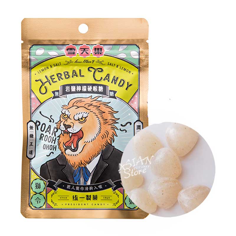 【常温便】雪天果台湾ハーブキャンディーソルト＆レモン風味/ 雪天果岩塩檸檬硬喉糖30g