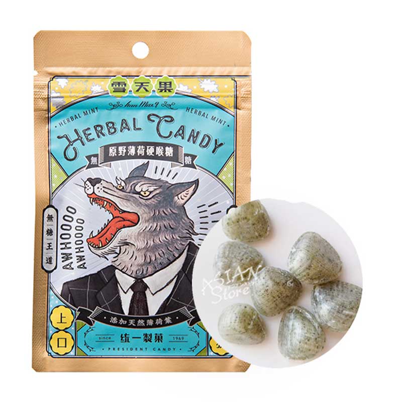 【常温便】雪天果台湾ハーブキャンディーハーバルミント風味 / 雪天果野原薄荷硬喉糖30g