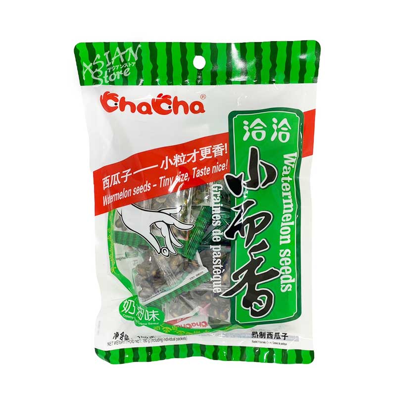 【常温便】チャチャ スイカの種（クリーム風味）/洽洽小而香乃油味 西瓜子180g