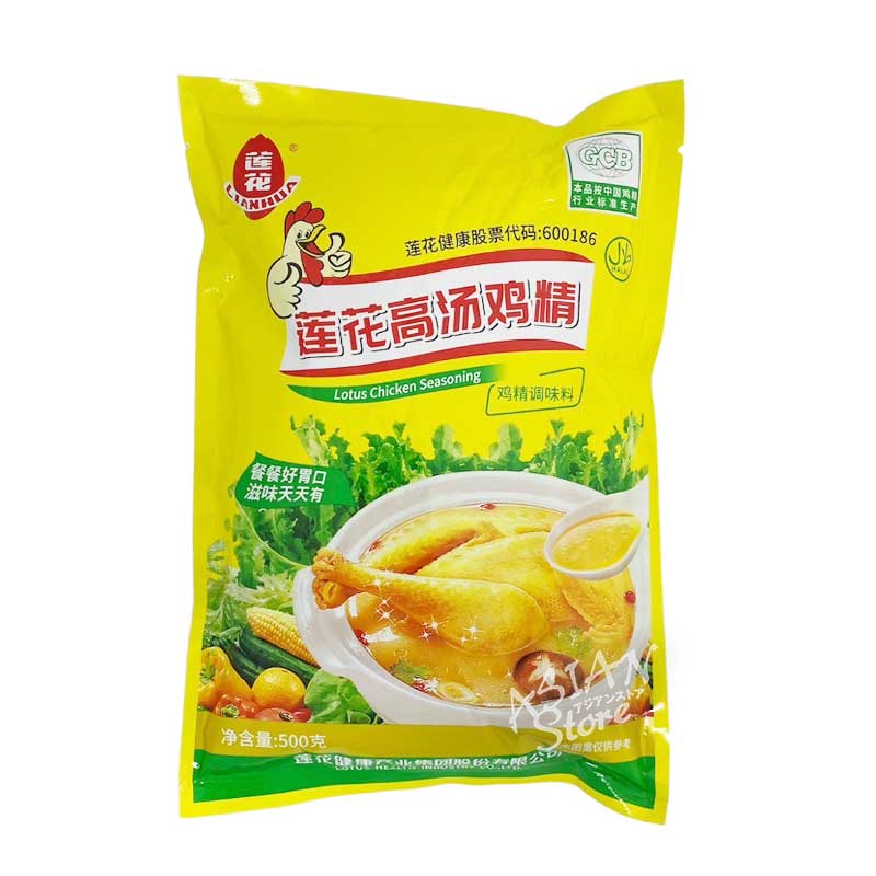 【常温便】LIANHUA 丸鶏ガラスープの素／蓮花 高湯鶏精 鶏精調味料 500g