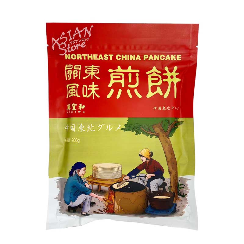 【常温便】中華風クレープ（ナツメ味）/興宜和 東北風味煎餅（紅棗味） 300g