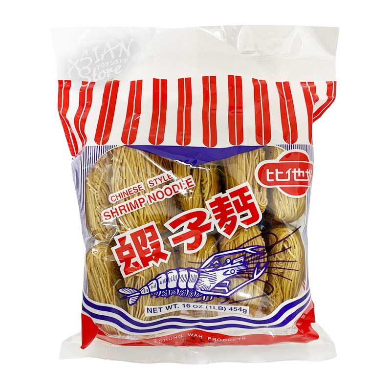 【常温便】香港 エビ麺/比他好 蝦子麺 454g