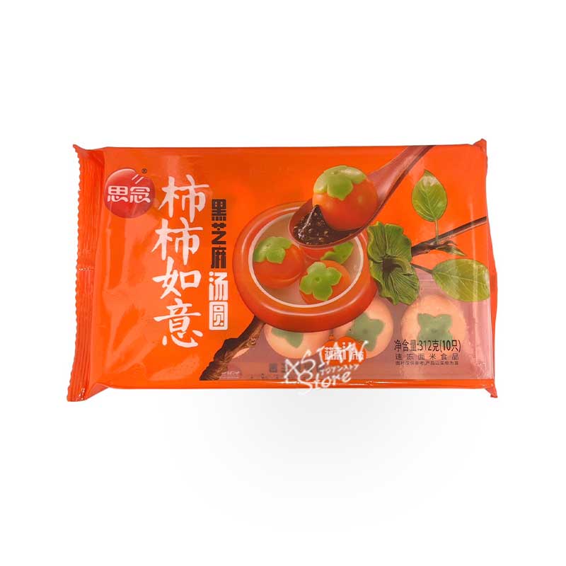 【冷凍便】思念柿黒ごまタンエン/思念 柿柿如意黒芝麻湯園 312ｇ