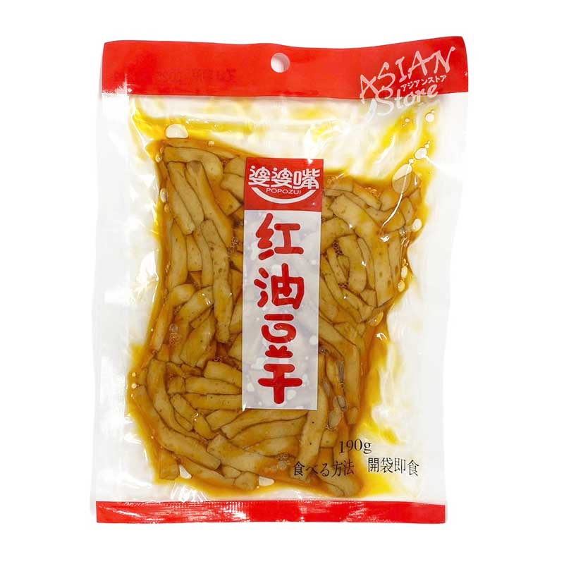 【常温便】辛味 豆腐加工品/婆婆嘴 紅油豆干 190g