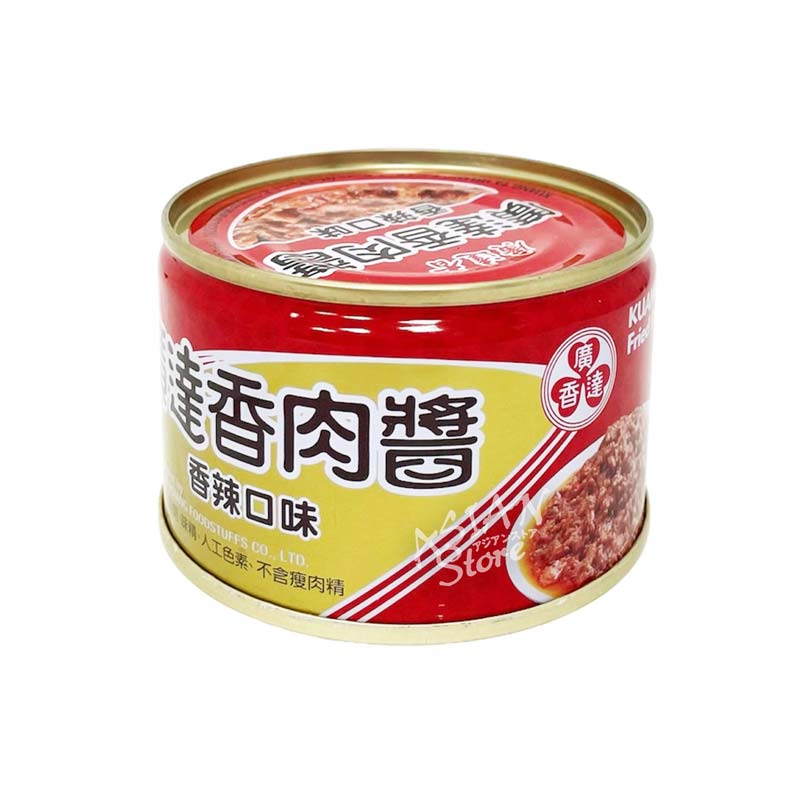 【常温便】台湾 辛口肉そぼろ 缶詰 / 廣達香 肉醤（香辣口味） 160ｇ