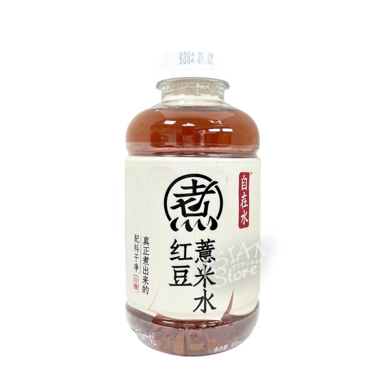 【常温便】元気森林 自在水　小豆・ハトムギ飲料水／元气森林 自在水　紅豆・意米水 500ml