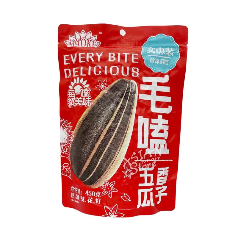 【常温便】MAOKE ひまわりの種（五香味）/毛?享享五香瓜子 450g