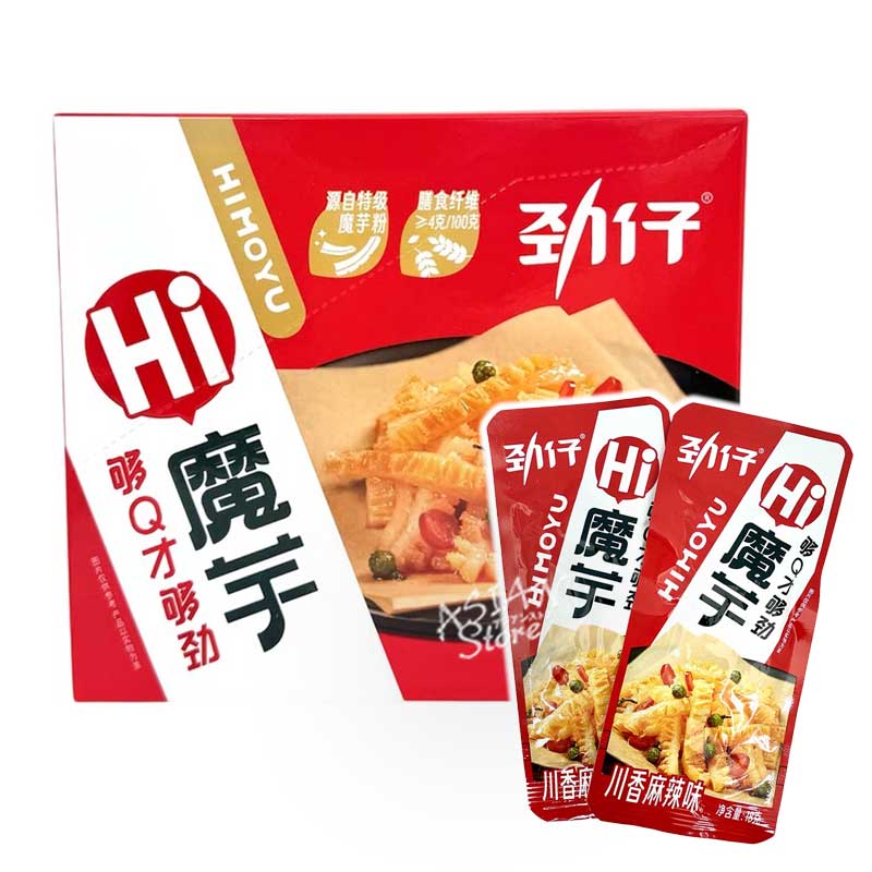 【常温便】味付こんにゃく（マーラー味)/勁仔 魔芋爽川香麻辣味360g 1箱(18gx20個入)