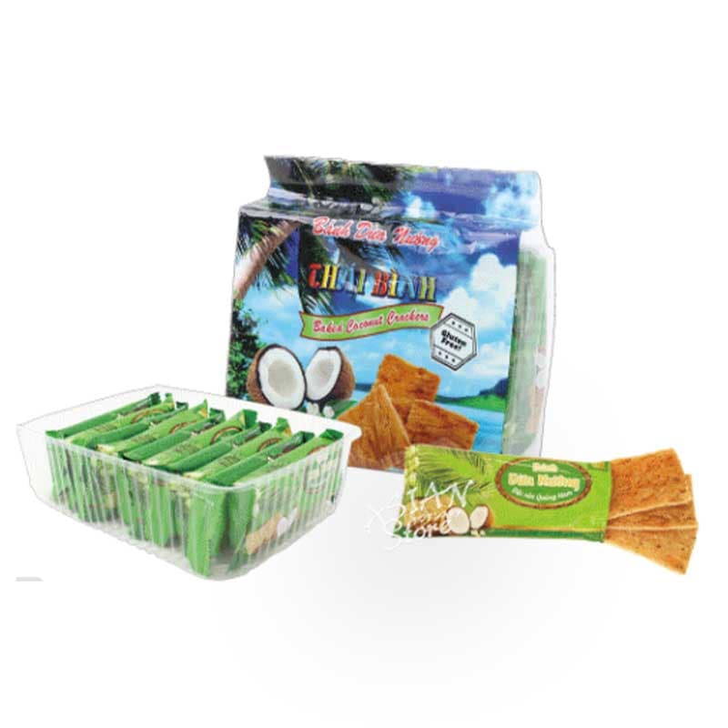 【常温便】タイビンココナッツクラッカー/越南椰子餅干150g（個包装）