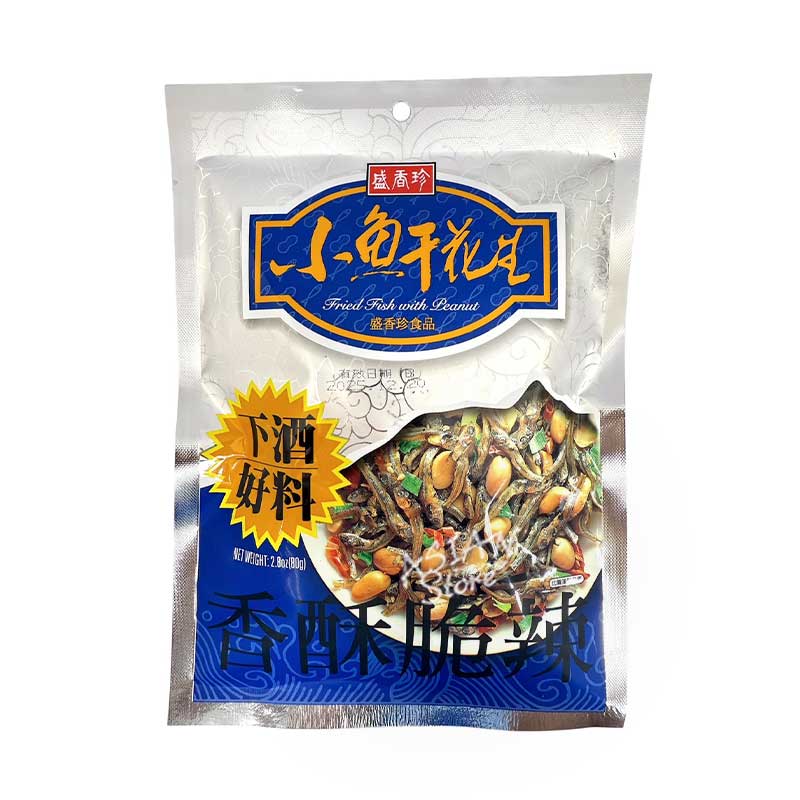 【常温便】台湾セイコウチン 子魚ピーナッツ／盛香珍 子魚干花生 80g