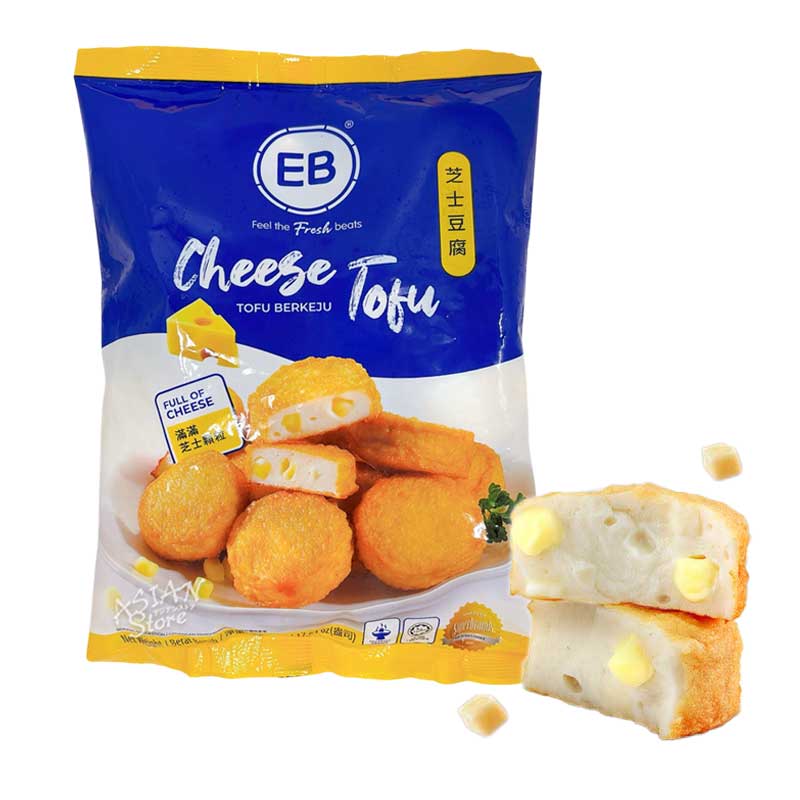 【冷凍便】マレーシア チーズ豆腐／馬来西亜 EB 芝士魚豆腐 500ｇ
