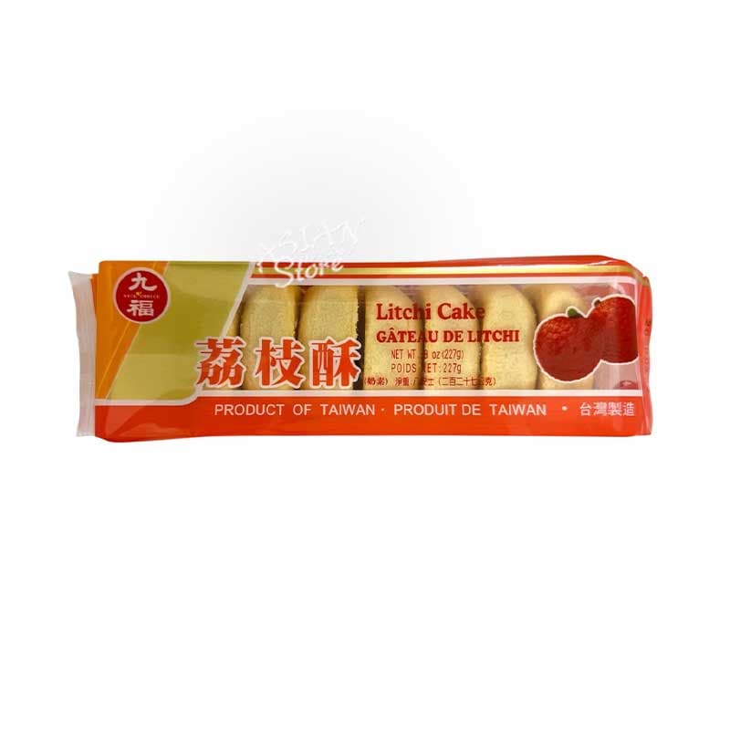 【常温便】台湾九福ライチケーキ／九福茘枝酥8個入227ｇ