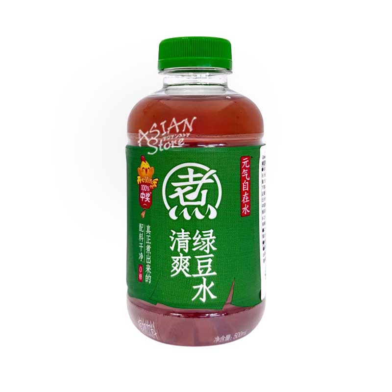 【常温便】元気森林 自在水　緑豆飲料水／元气森林 自在水　清爽緑豆水 500ml