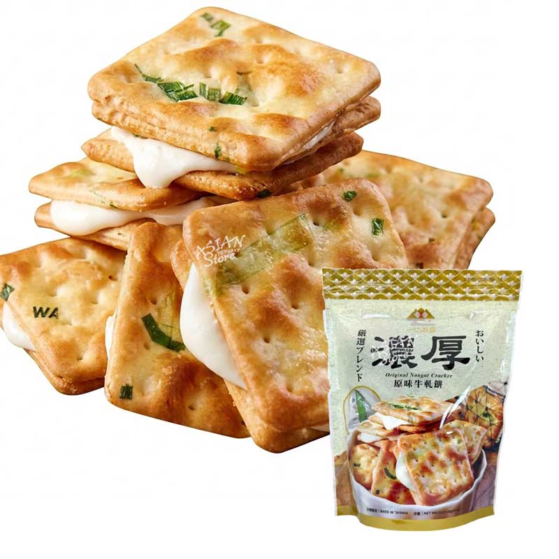 【常温便】台湾小山等露 オリジナルヌガークラッカー／小山等露 原味牛軋餅 140g
