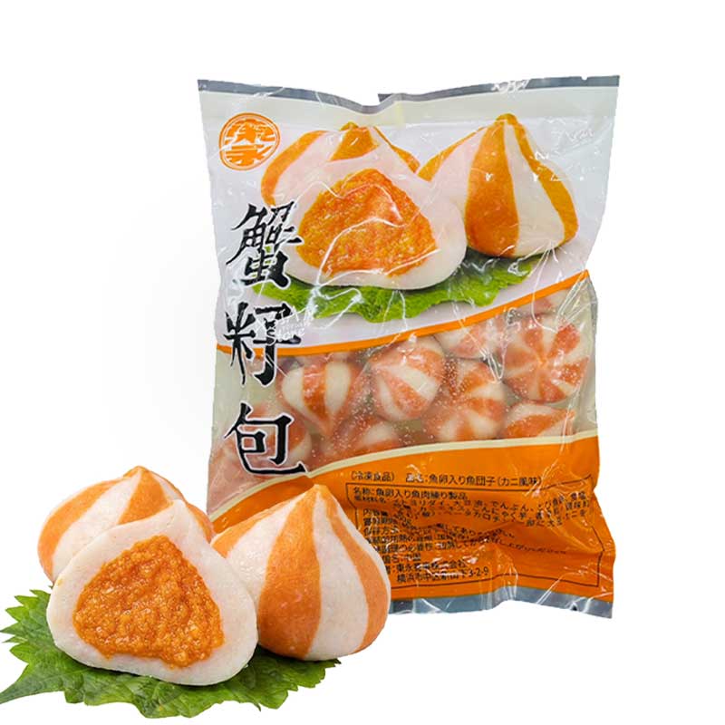 【冷凍便】TOEI 魚卵入り魚肉団子（カニ風味）／東永 蟹子包 400g