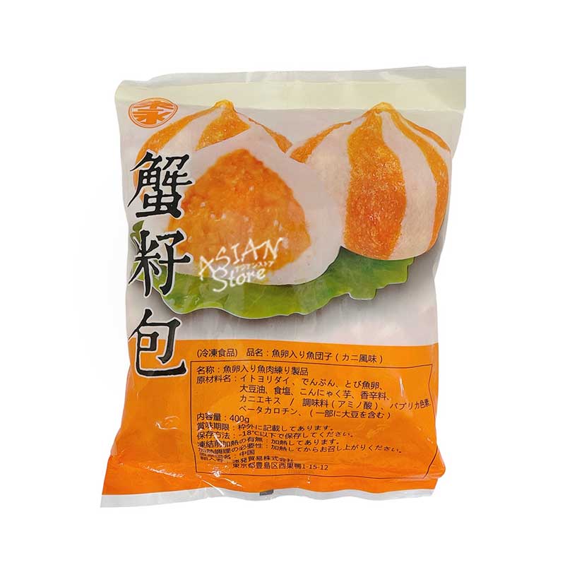 【冷凍便】TOEI 魚卵入り魚肉団子（カニ風味）／東永 蟹子包 400g