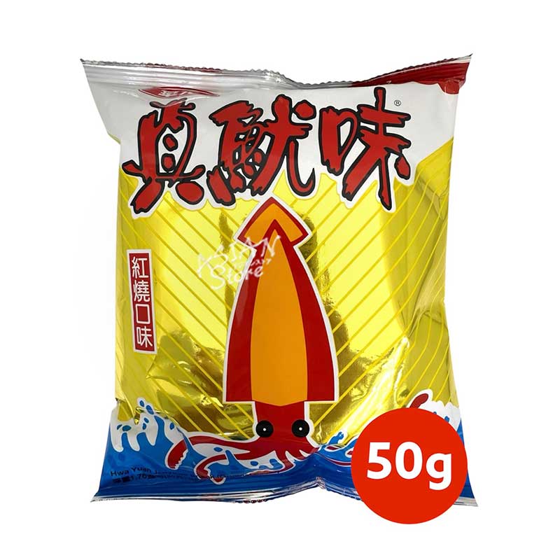 【常温便】華元 イカ風味スナック オリジナル（大）／華元 真烏賊味 50g