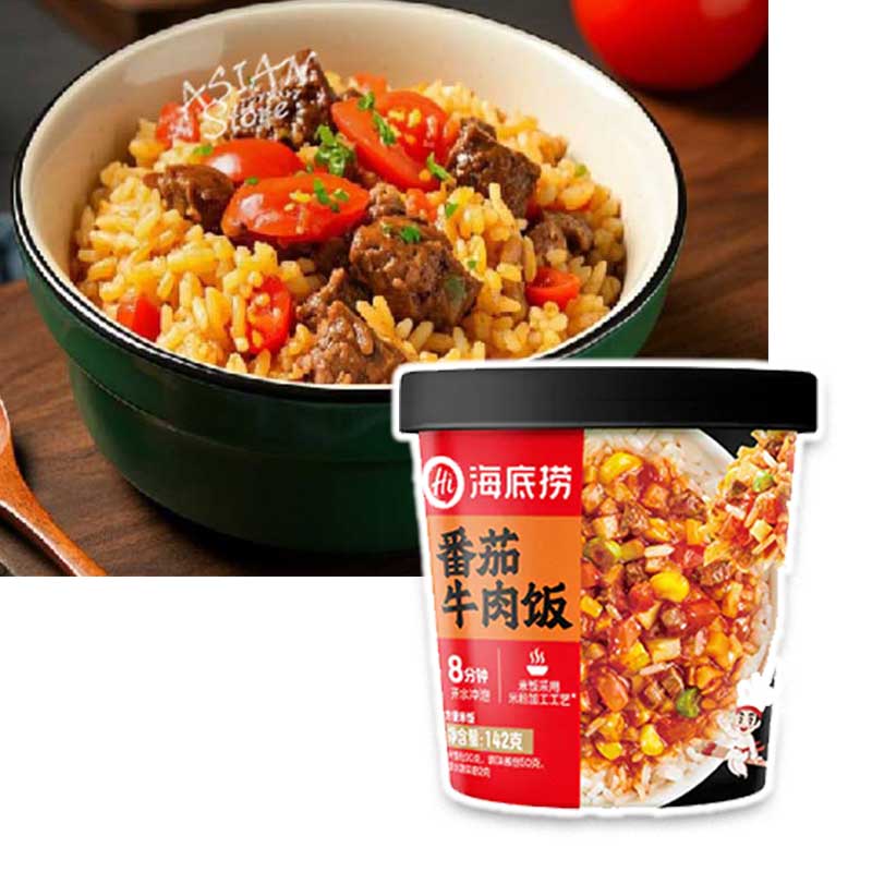 【常温便】海底労 トマトニューローハン／海底撈 番茄牛肉飯 147g 冲泡米飯