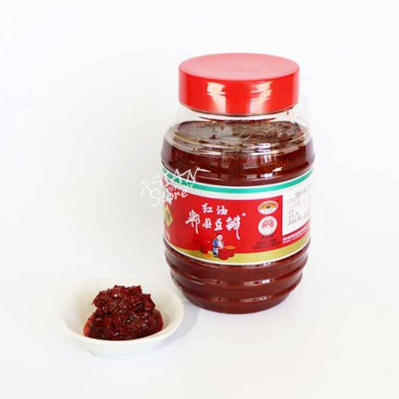 【常温便】ケンジョウハイ 紅油トウバンジャン／三明物産 鵑城牌 紅油豆板醤 1㎏ 業務用