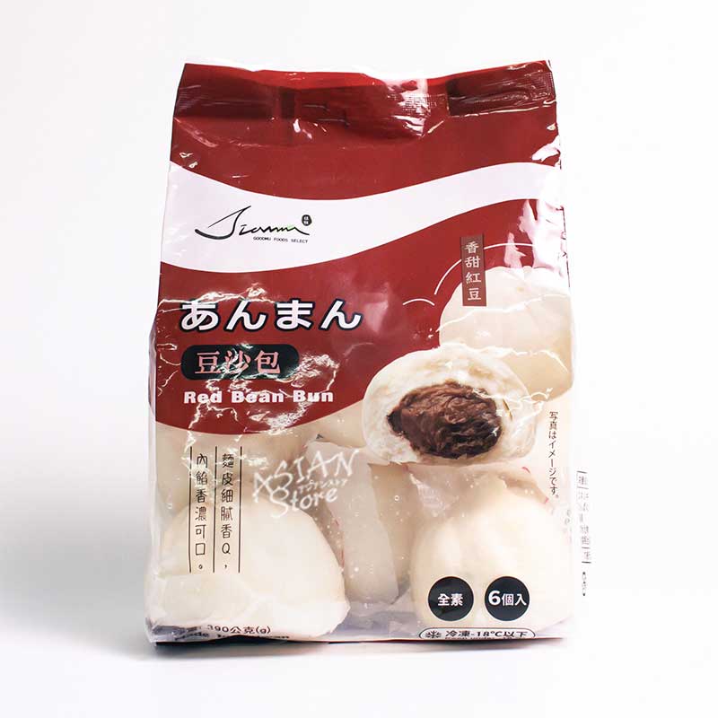 【冷凍便】台湾あんまん／台湾佳牧豆沙包 390g(65g×6個)
