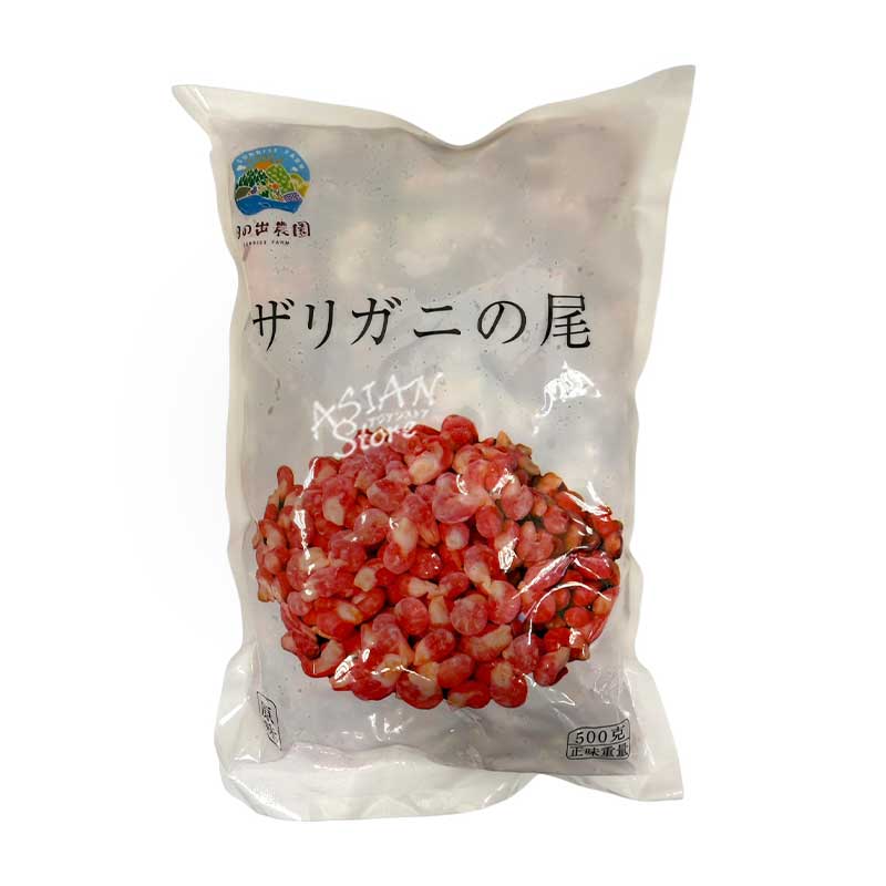 【冷凍便】日の出農園 食用 無頭ザリガニテール ザリガニの尾／氷衣 原味 龍蝦尾 500g　