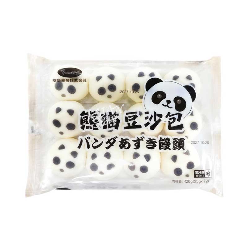 【冷凍便】パンダあずき饅頭／熊猫豆沙包420g（35ｇ*12個）