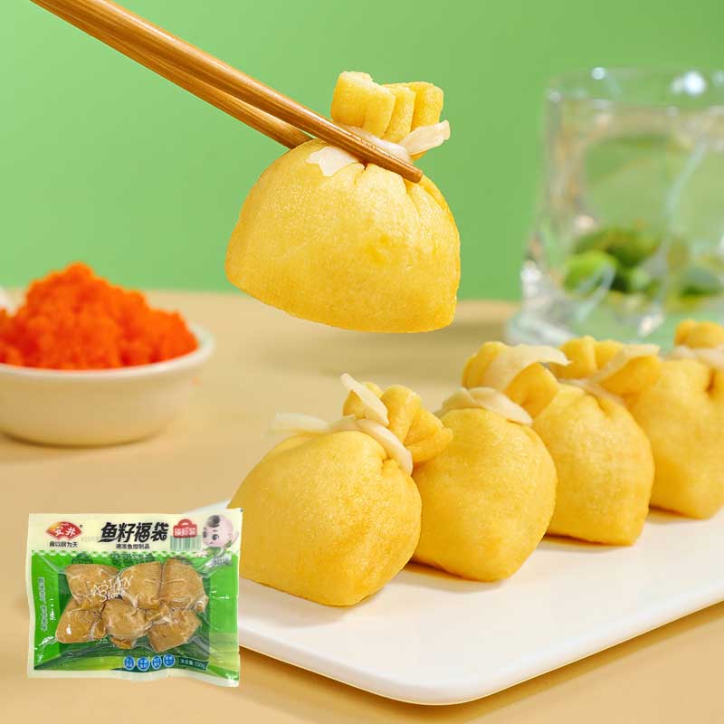 【冷凍便】Anjoy 魚卵入り巾着／安井 魚子福袋 150g