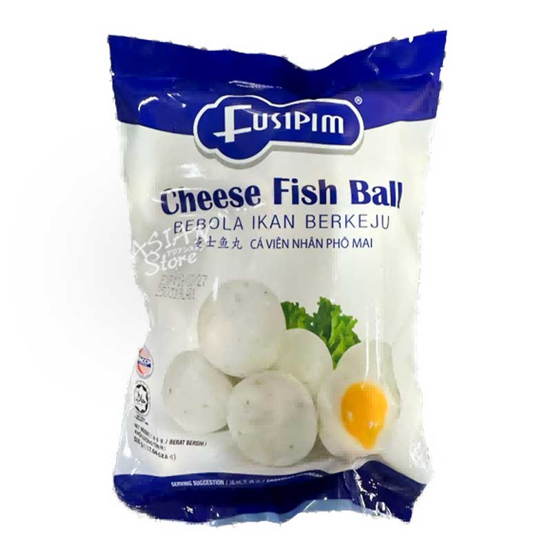 【冷凍便】Fusipim チーズフィッシュボール／富媽媽 芝士魚丸 500g