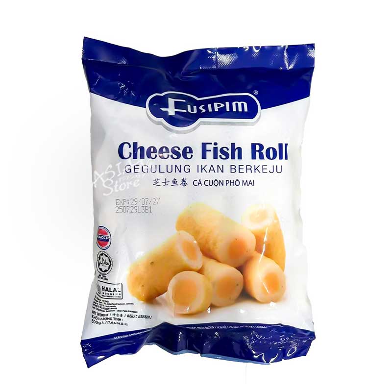 【冷凍便】Fusipim チーズフィッシュロール／富媽媽 芝士魚巻 500g
