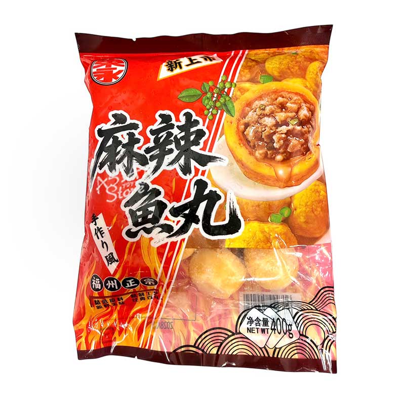 【冷凍便】TOEI マーラー魚団子／東永 福州麻辣魚丸 400g