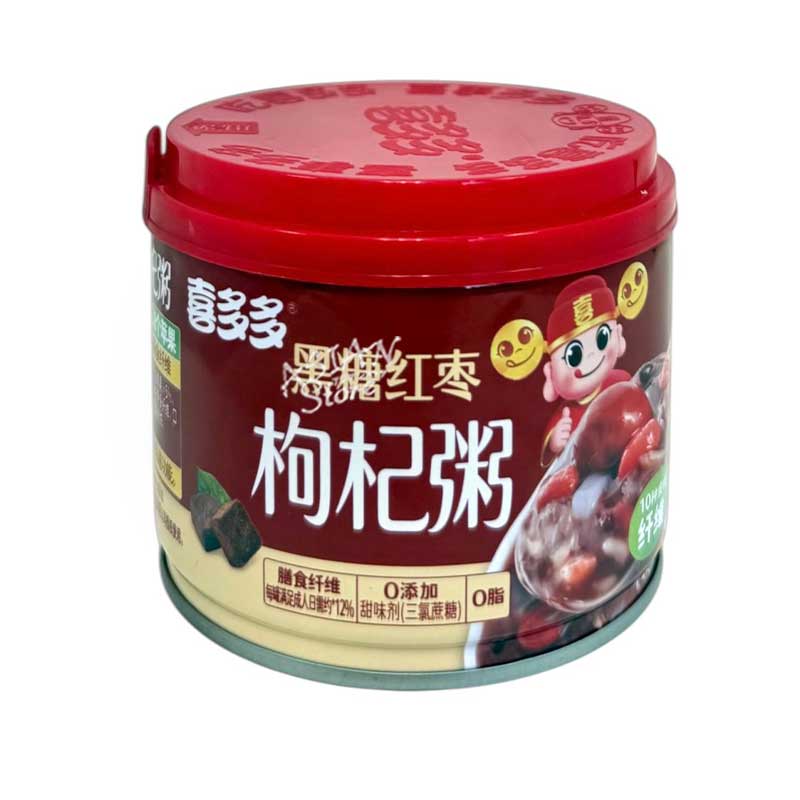 【常温便】喜多多黒糖入り棗とクコの実のおかゆ（赤）/喜多多黒糖紅棗枸杞粥280g
