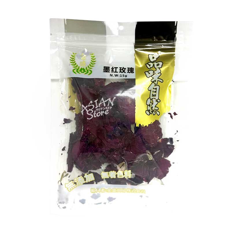 【常温便】KS 乾燥黒ばらの花茶 薔薇茶／金盛 黒紅枚瑰 15g