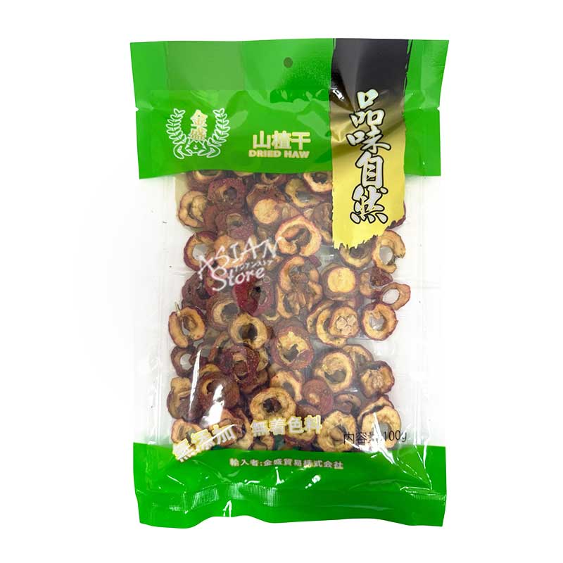 【常温便】KS 乾燥サンザシ 種なし／金盛 山?賃干 100g