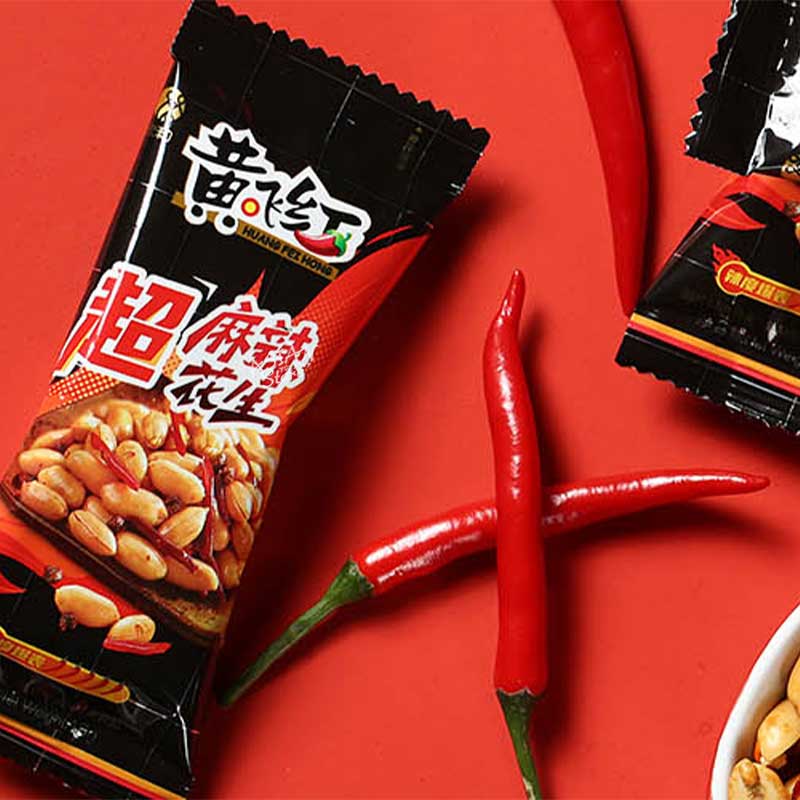 【常温便】スーパースパイシーピーナッツ／黄飛紅 超麻辣花生76ｇ